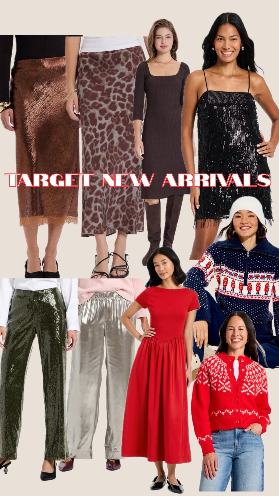 Target new arrivals - perfect for holiday office party, holiday party, Christmas party 

#LTKootd #LTKFindsUnder50 #LTKHoliday