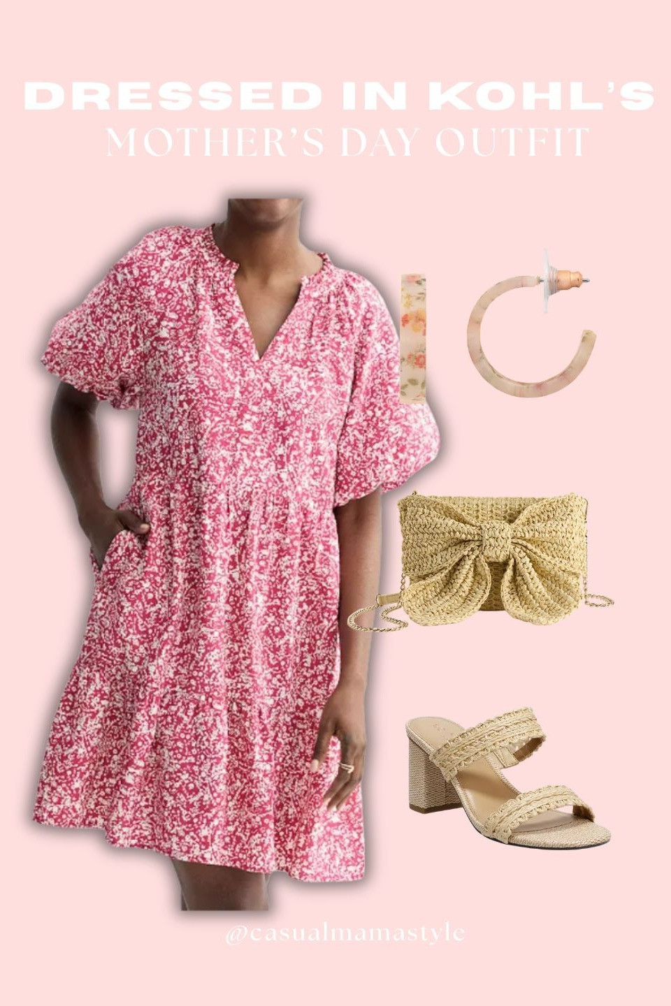 POP in this bright red/pink this Mother's Day in your @Kohls look! #Kohlspartner 

Use code: BUY15 to save and you can earn Kohl's cash while you shop. #kohls 

Don't miss the deals, treat yourself mama! 

 

#LTKMothersDay #LTKootd #LTKmomlife