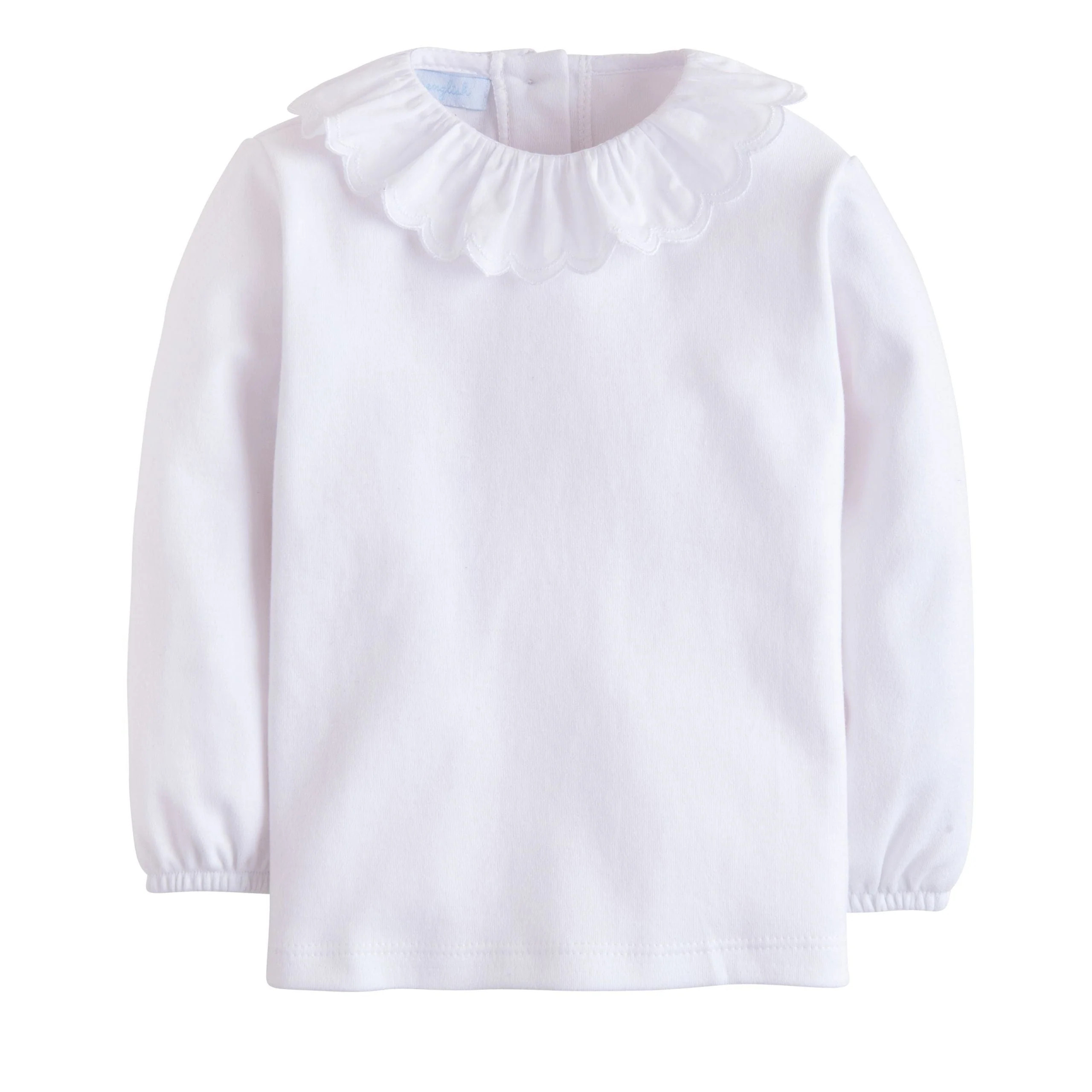 Girls Ruffled Shirt - Luxury Children's Clothing | Little English