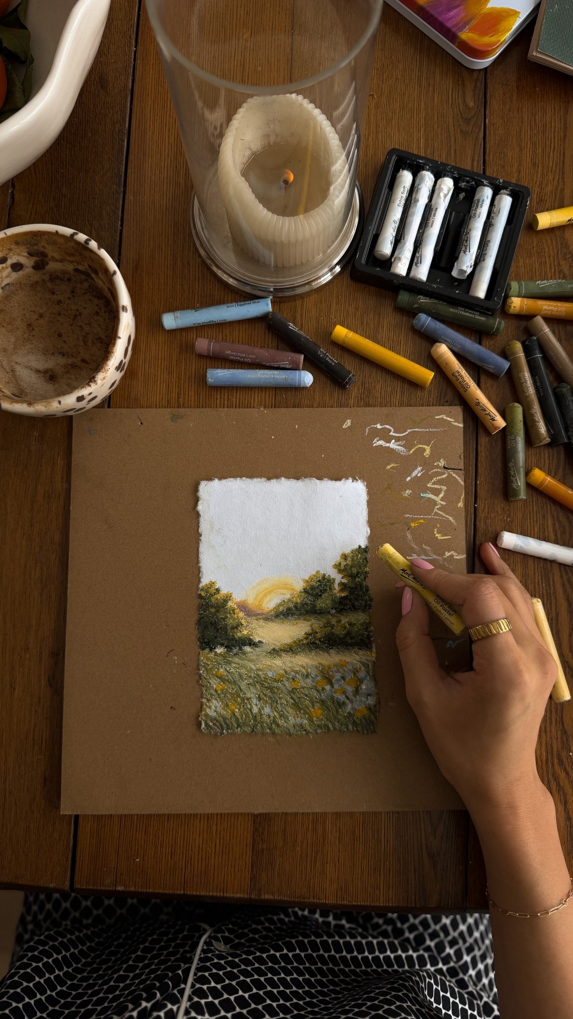 Oil pastel supplies! 