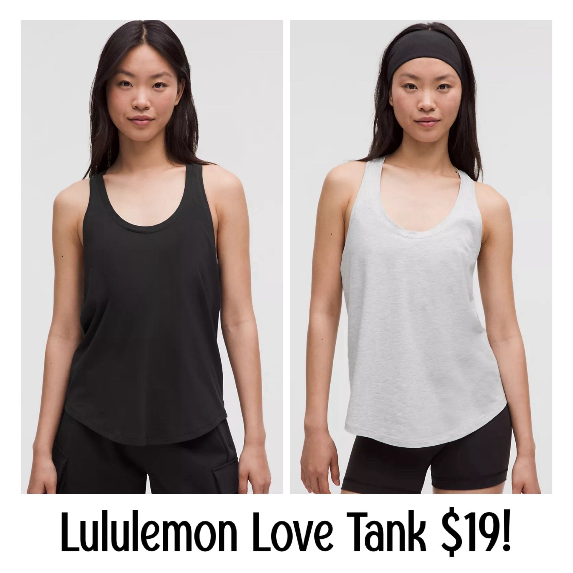 Great deal alert on one of my favorite tank tops!! The Lululemon Love Tank is so incredibly comfy, and perfect for wearing for working out in or everyday wear in warmer temps. I actually love sleeping in this since it’s so comfy and keeps me cool at night. Only $19 today, with Free Shipping, in these neutral color ways! 

#LTKSaleAlert #LTKfitnessgoals #LTKActive