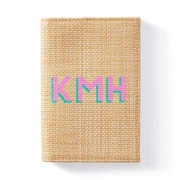 Raffia Passport Case | Mark and Graham