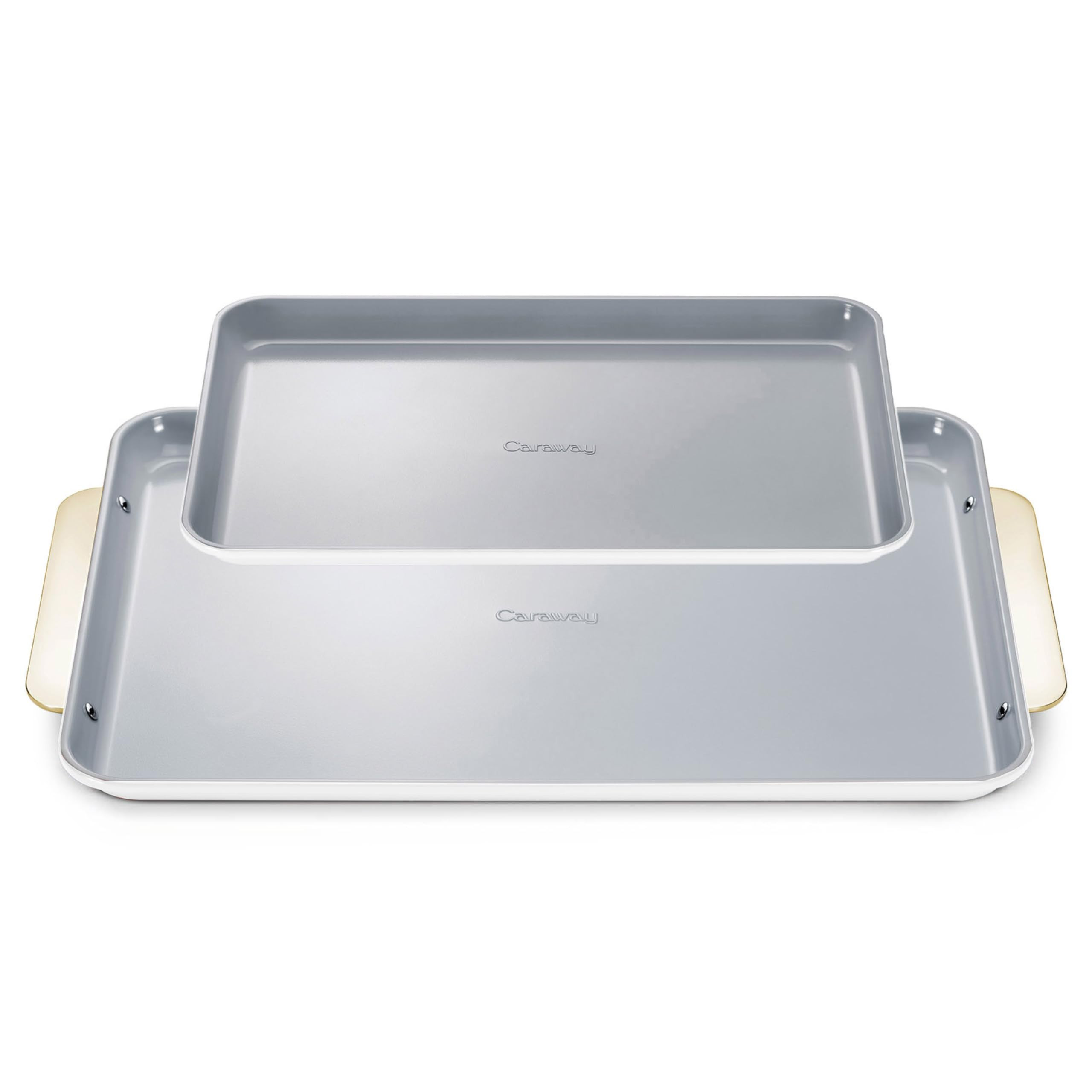 Caraway Non-Stick Ceramic Baking Sheet Duo - Naturally Slick Ceramic Coating - Non-Toxic, PTFE & ... | Amazon (US)