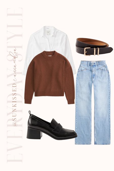 Fall transition Capsule Wardrobe outfit #3
Abercrombie & Fitch 

#LTKfindsunder100 #LTKworkwear #LTKSeasonal