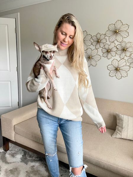 Cozy argyle sweater and the cutest Yankees dog hat!

Winter outfit, Shein, Abercrombie jeans 

#LTKfamily #LTKstyletip #LTKSeasonal