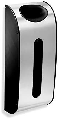 Click for more info about simplehuman Wall Mount Grocery Bag Dispenser, Brushed Stainless Steel