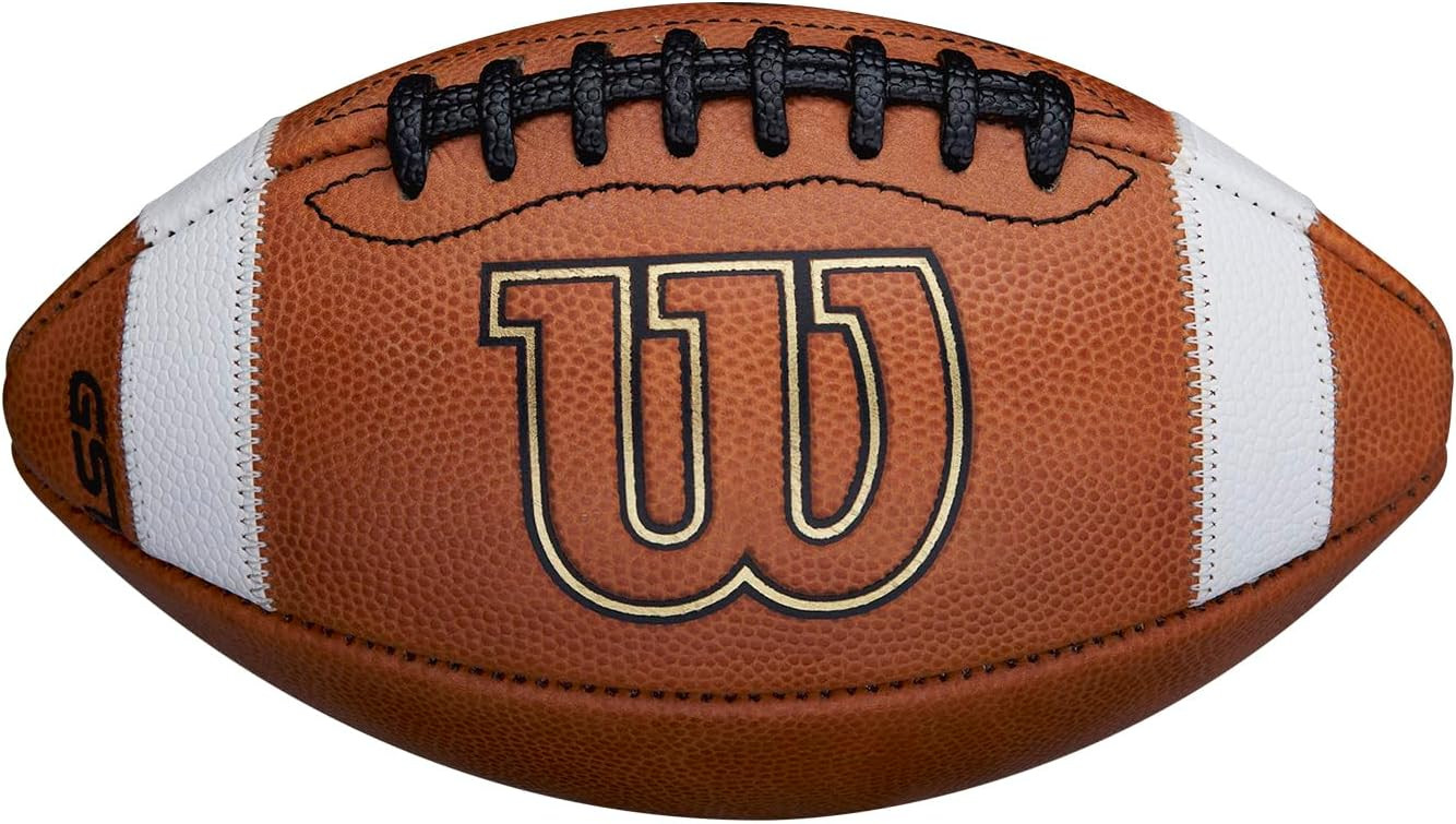 WILSON GST Leather Game Footballs - Multiple Sizes + Syles | Amazon (US)