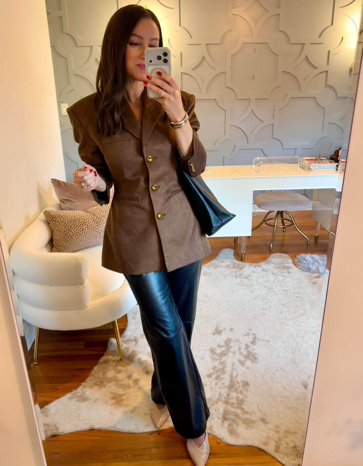 Suede blazer of my dreams. Did my true size small  

#LTKOver40