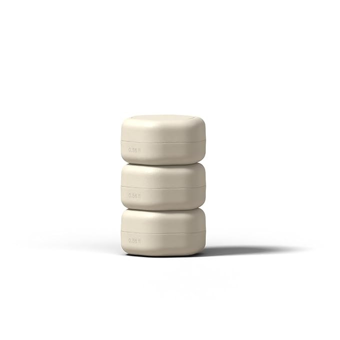 Cadence Travel Containers Basic Skincare Set - Magnetic Containers with Lids,Carry On Travel Esse... | Amazon (US)