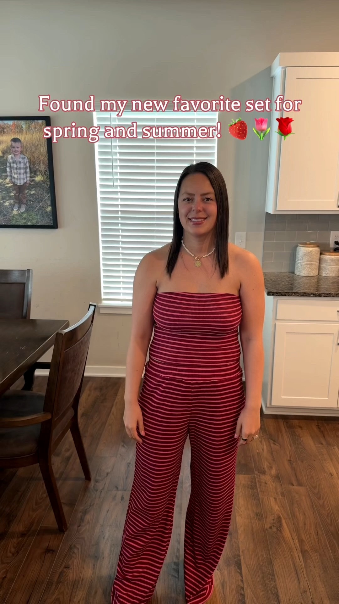 This set from Amazon is so good. Perfect for spring and summer. I am wearing my normal size medium. 

#LTKootd