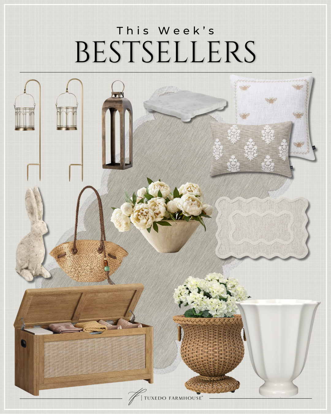 This Week's Bestsellers

Which one was your favorite?

Seasonal, home decor, accent chairs, rugs, wall art, frames, pillows, lamps, baskets, candles, books, coffee tables, ottomans, trays, bowls, consoles, accent tables
 

 #LTKSeasonal #LTKHome #LTKSaleAlert