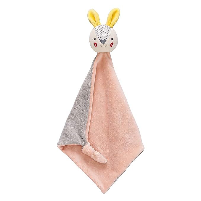 Petit Collage Organic Cotton Newborn Baby Blanket, Pink Bunny – Soft, Cuddly Blanket for Newbor... | Amazon (US)