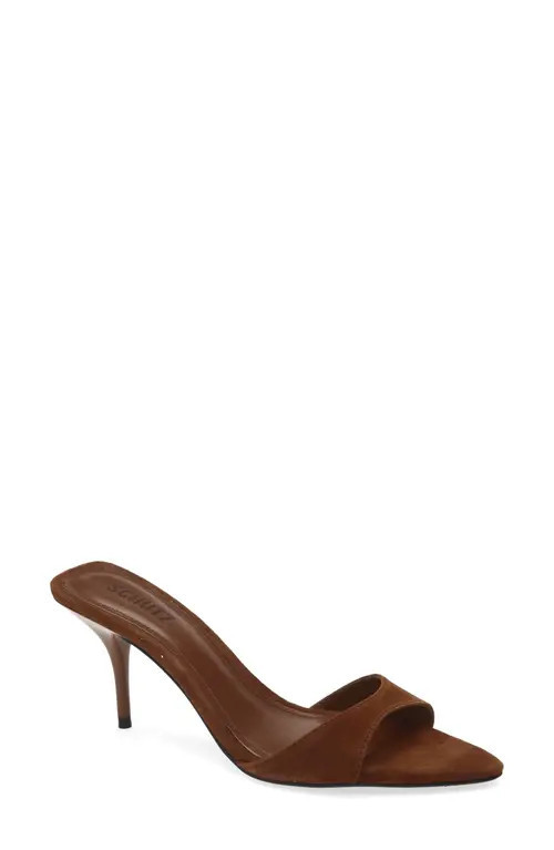 Schutz Elodie Sandal in Dark Caramel at Nordstrom, Size 9 | Nordstrom