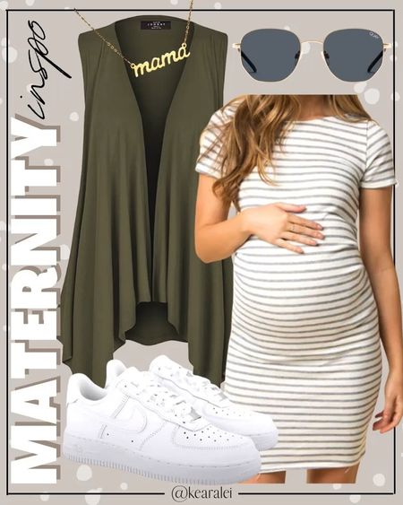 Maternity outfits pregnancy outfit idea striped maternity dress with green waterfall draped vest white sneakers and quay sunglasses summer and fall outfits baby bump style || #maternity #outfits #outfit #dress #dresses #vest #pinkblush #motherhood #bump #pregnancy #pregnant .
.
.
baby shower dress, Maternity Dresses, Maternity, over the bump, motherhood maternity, pinkblush, mama shirt sweatshirt pullover, hospital bag, nursery, maternity photos, baby moon, pregnancy, pregnant, maternity leggings, maternity tops, diaper bag, mama necklace, baby boy, baby girl outfits, newborn, mom, 

Amazon fashion, teacher outfits, business casual, casual outfits, neutrals, street style, Midi skirt, Maxi Dress, Swimsuit, Bikini, Travel, skinny Jeans, Puffer Jackets, Concert Outfits, Cocktail Dresses, Sweater dress, Sweaters, cardigans Fleece Pullovers, hoodies, button-downs, Oversized Sweatshirts, Jeans, High Waisted Leggings, dresses, joggers, fall Fashion, winter fashion, leather jacket, Sherpa jackets, Deals, shacket, Plaid Shirt Jackets, apple watch bands, lounge set, Date Night Outfits, Vacation outfits, Mom jeans, shorts, sunglasses, Disney outfits, Romper, jumpsuit, Airport outfits, biker shorts, Weekender bag, plus size fashion, Stanley cup tumbler, Target, Abercrombie and fitch, Amazon, Shein, Nordstrom, H&M, forever 21, forever21, Walmart, asos, Nordstrom rack, Nike, adidas, Vans, Quay, Tarte, Sephora, lululemon, free people, j crew jcrew factory, old navy


#LTKStyleTip #LTKBump #LTKBaby