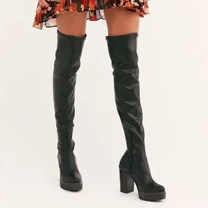 Free People Vegan Oakland Over the Knee Boot | Poshmark