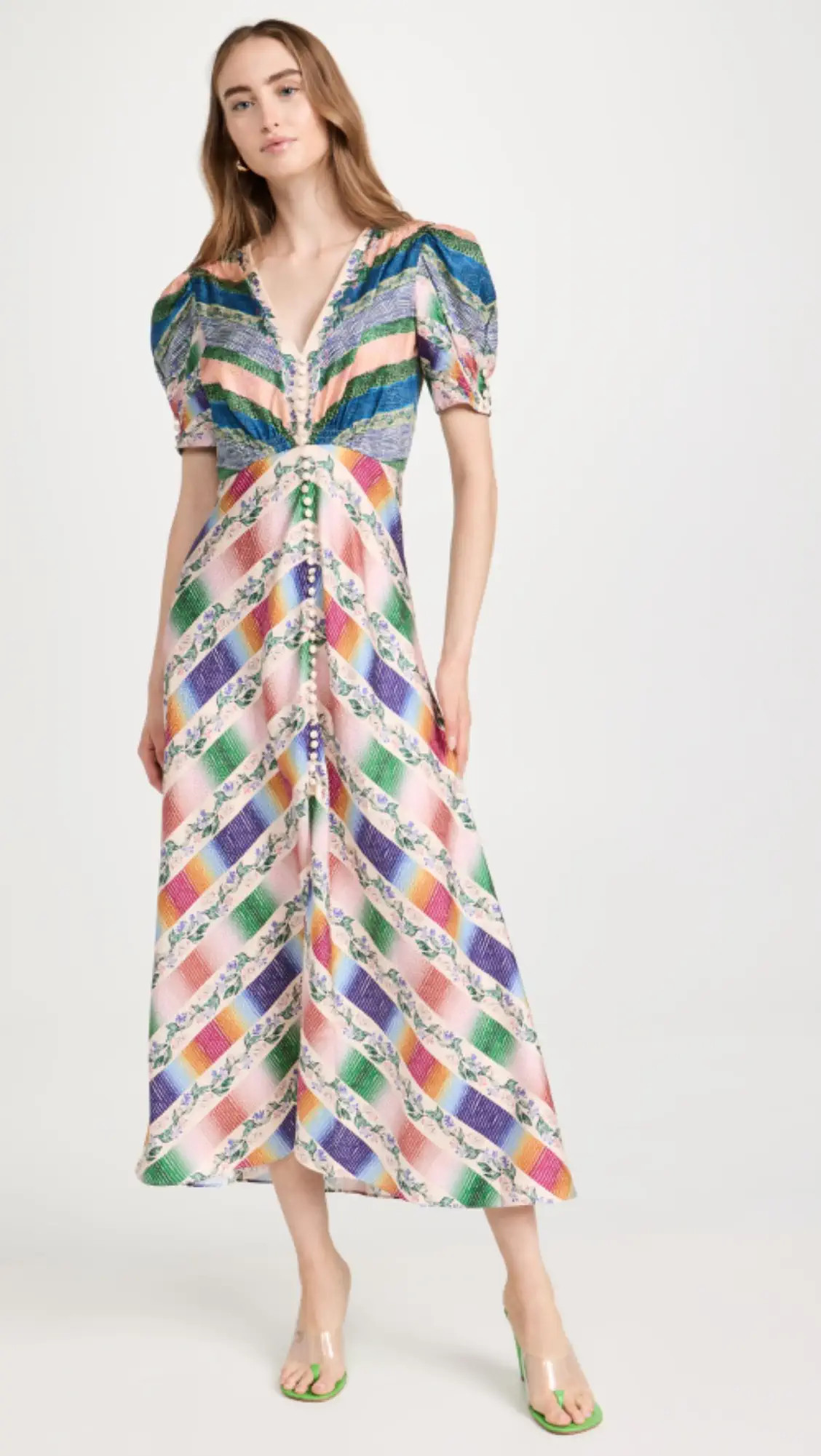 Saloni Lea Long Dress | Shopbop | Shopbop