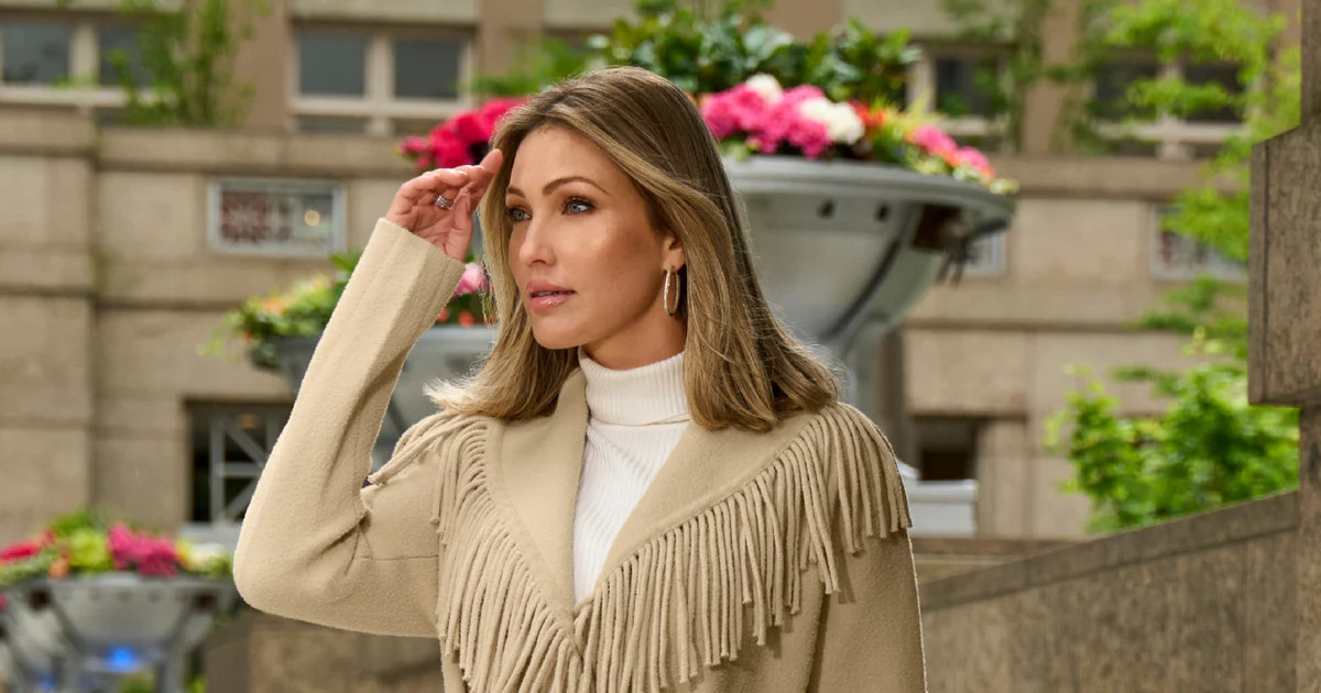 Fringe Tie Waist Coatigan - Camel | Boston Proper | Boston Proper