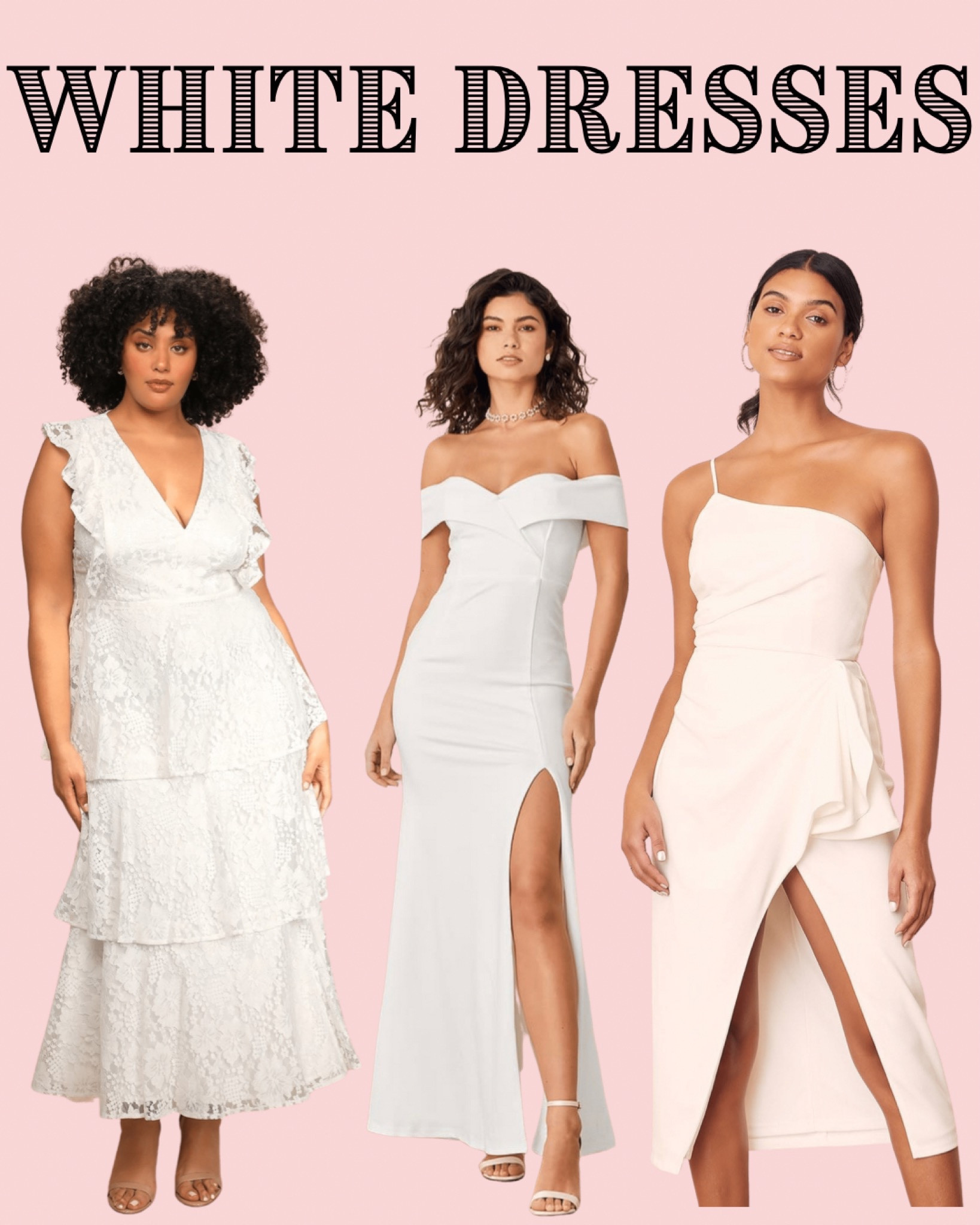 White dresses from Lulu’s 
| white dress | bride | for the bride | formal | mini dress | short dress | fall wedding | fall | midi dress | bridal | reception dress | rehearsal dinner dress | wedding | bridal shower dress | bridal shower | bachelorette | bridal tea | wedding events | bridal events | engagement party | travel | vacation | graduation | wedding dress | affordable dresses | affordable wedding dress | wedding dress under 100 | wedding dress under 200 | summer dress | summer dresses | summer wedding | elope | elopement | destination wedding | 
#dresses #bridal #wedding #whitedress #dress #whitedresses #reception #engagementpictures #bridalshower

#LTKSeasonal #LTKwedding #LTKunder100