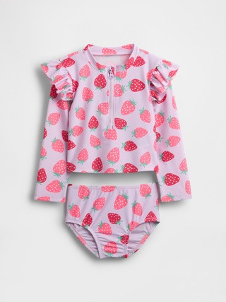 Baby & Toddler Rash Guard Swim Two-Piece | Gap (US)