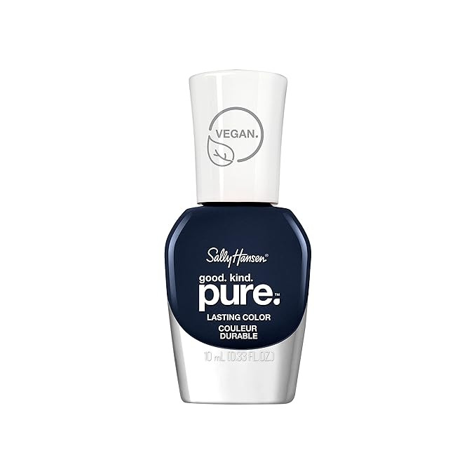 Sally Hansen Good.Kind.Pure Nail Polish 365 Blueberry Tart 0.33 fl oz (Pack of 1) | Amazon (US)