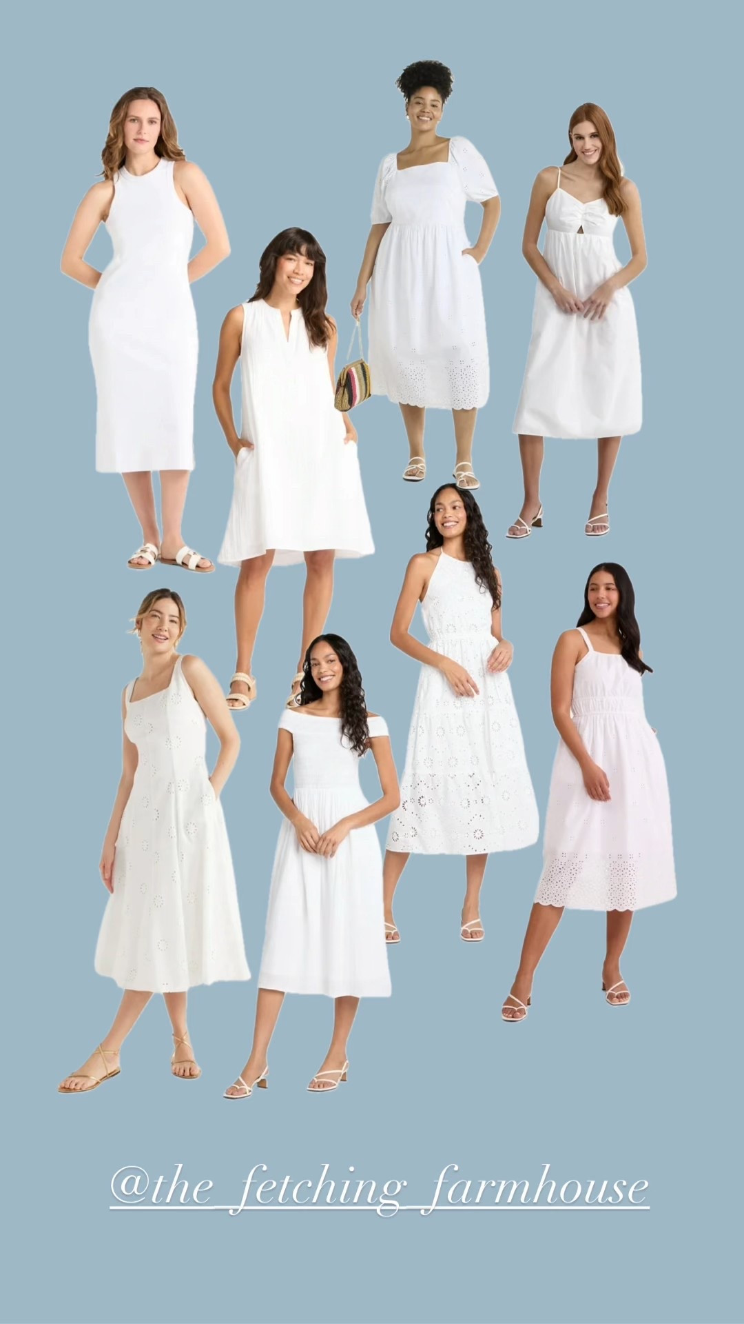 Beautiful white dresses at Walmart! #walmartfashion 

#LTKWorkwear #LTKTravel #LTKFindsUnder50