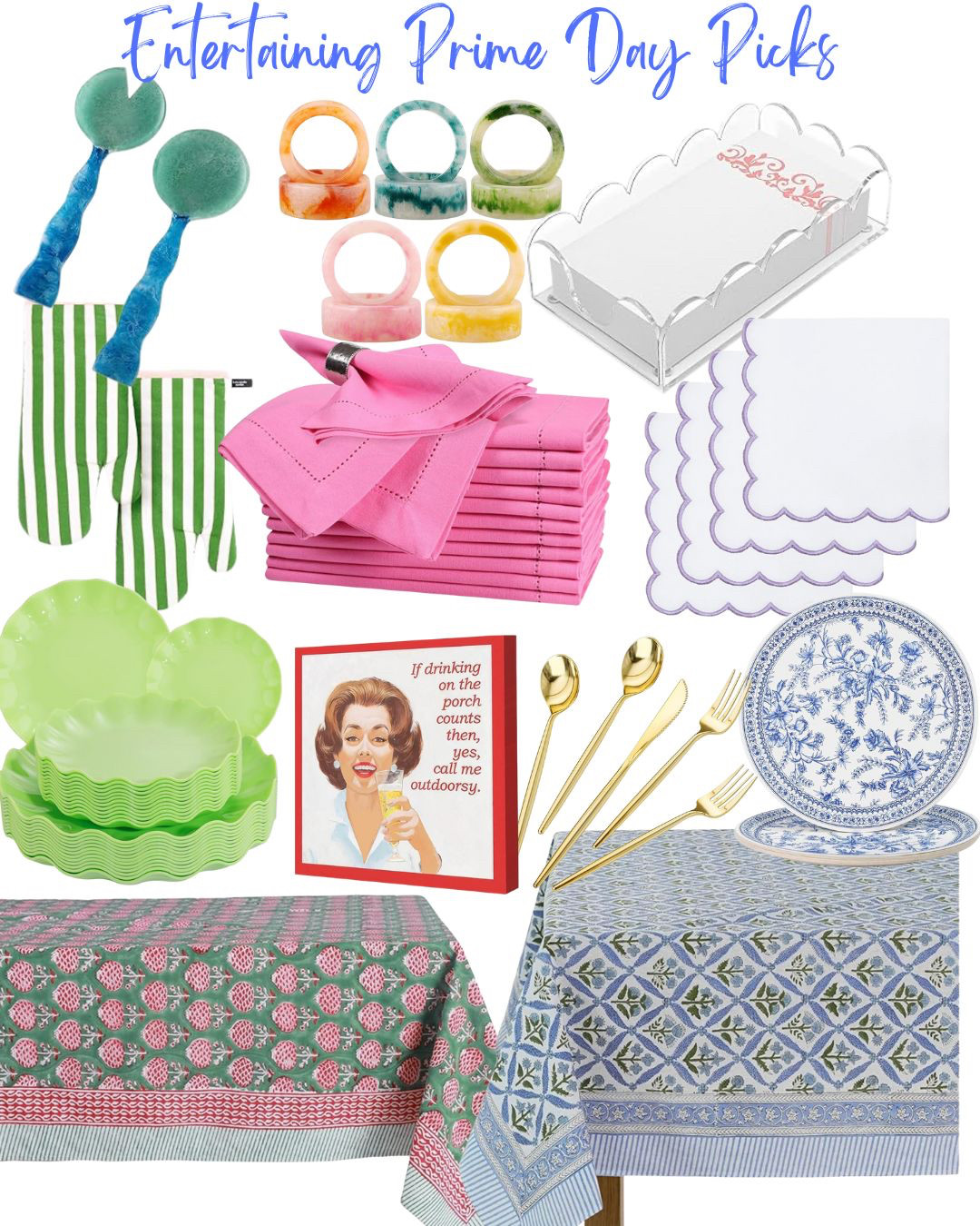 My picks from the Amazon Prime sale to stock up on some entertaining essentials! Al fresco dining season never looked prettier! 

 #LTKSeasonal #LTKHome #LTKSaleAlert