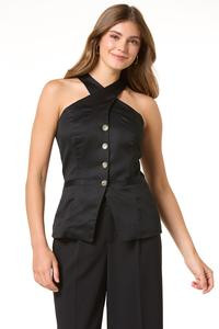 Sateen Halter Top | Cato Fashions