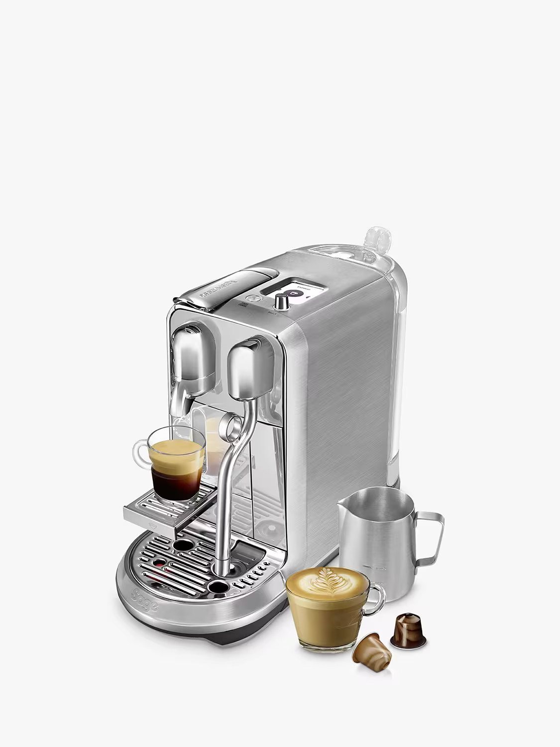 Nespresso Creatista Plus Coffee Machine by Sage | John Lewis (UK)