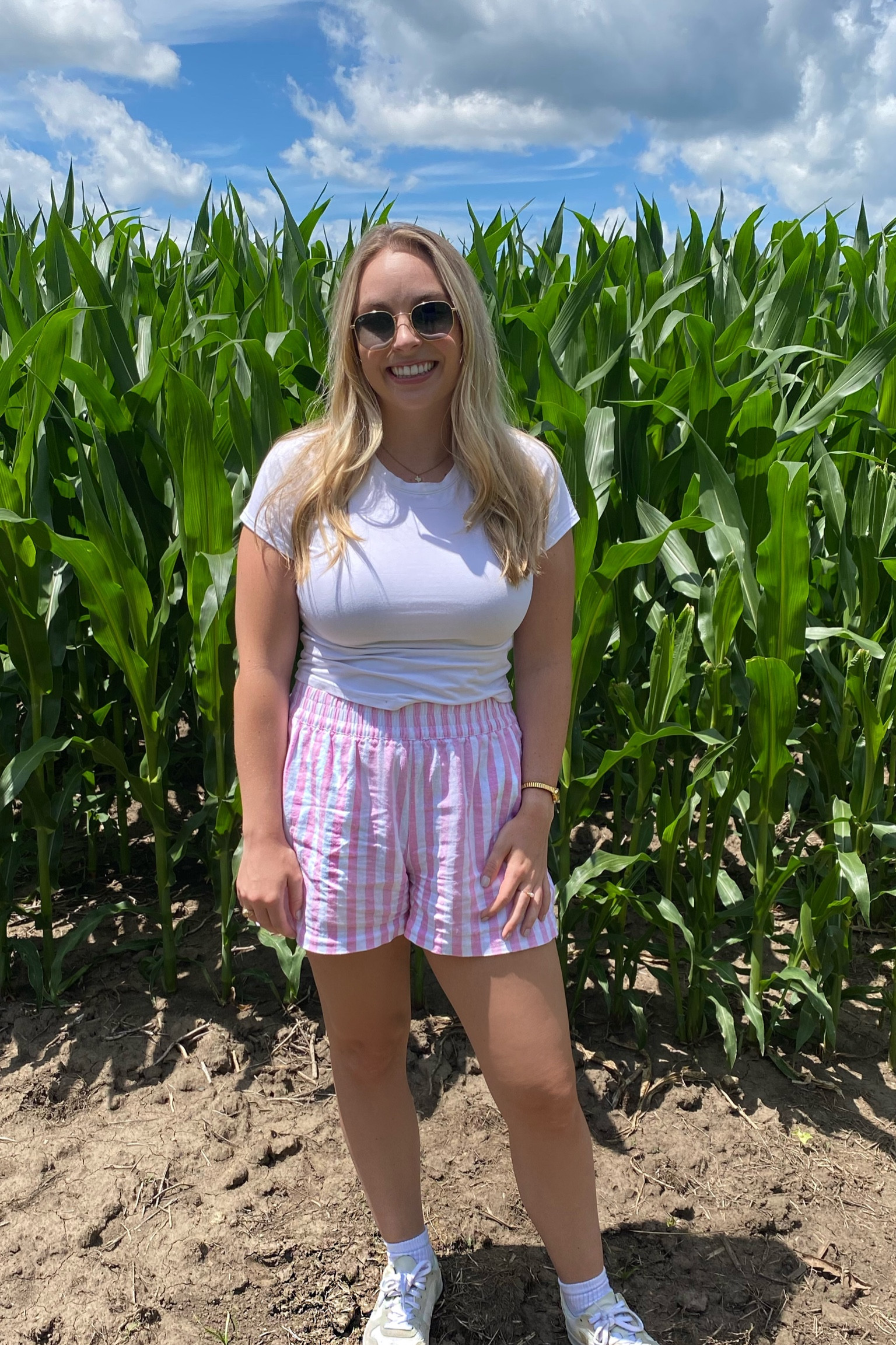 The perfect casual outfit for running around outside this summer 💕🌽

#LTKFindsUnder50