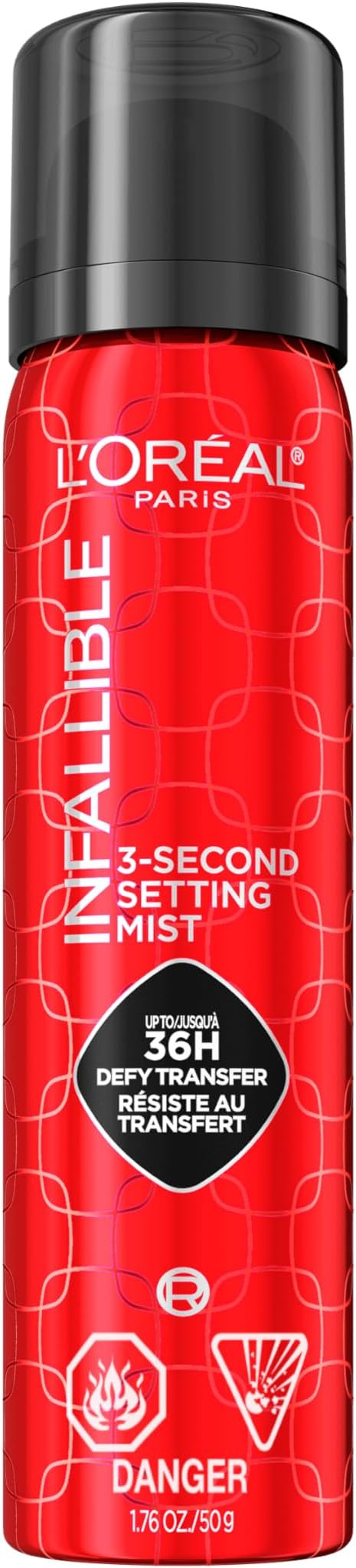 L’Oréal Paris Infallible 3-second Setting Spray, Up to 36H wear, Lightweight, Transfer proof, ... | Amazon (CA)