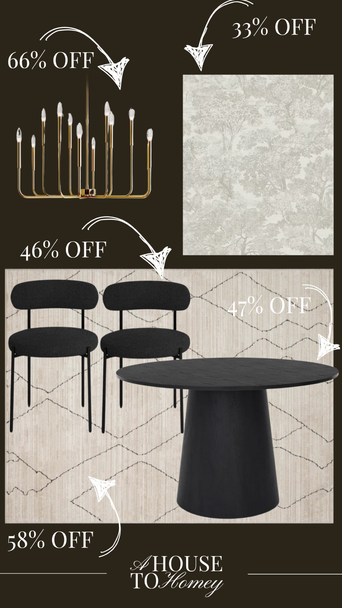 Wayfair has a spring sale going on right now with everything up to 70% off!! 

Wayfair sale
Spring sale
Spring furniture sale
Dining room
Dining room furniture
Round dining table
Black dining table
Black round dining table
Black dining chair
Boucle dining chairs
Boucle chairs
Black Boucle dining chairs
Loloi rug
Dining room rug
Neutral rug
Wallpaper
Dining room wallpaper
Neutral wallpaper
Gold light
Gold light fixture 

#LTKHome #LTKSaleAlert