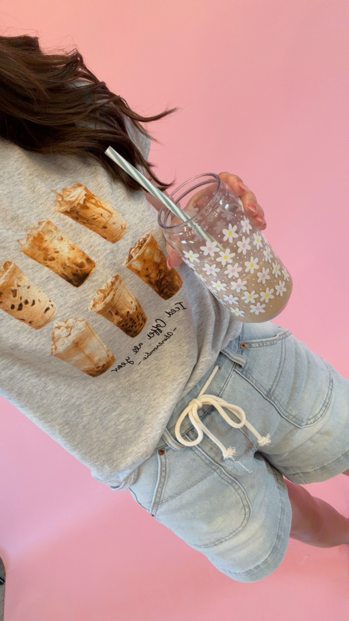 Busy Monday in the office outfit! Love this Abercrombie Iced Coffee graphic tee! So cute to throw on with a pair of shorts. Shop mine on SALE today! Shop the entire outfit under $40!!

#LTKgrwm #LTKootd #LTKSeasonal