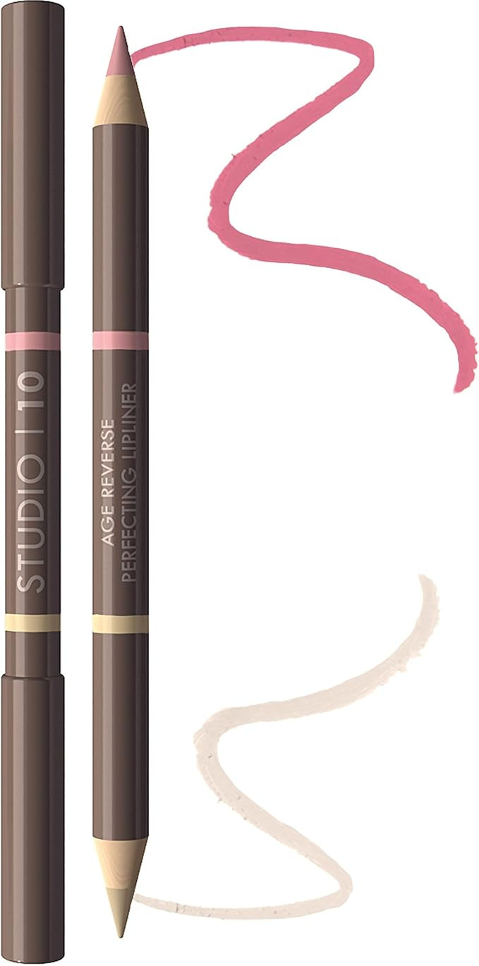 Studio10 Lip Liner Pencil - Plumping, Highlighting Dual-Ended Lip Pencil for Natural, Shaped, Ful... | Amazon (UK)