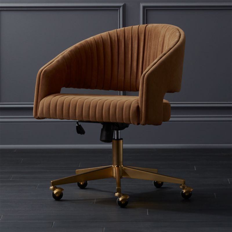 Channel Suede Office Chair + Reviews | CB2 | CB2