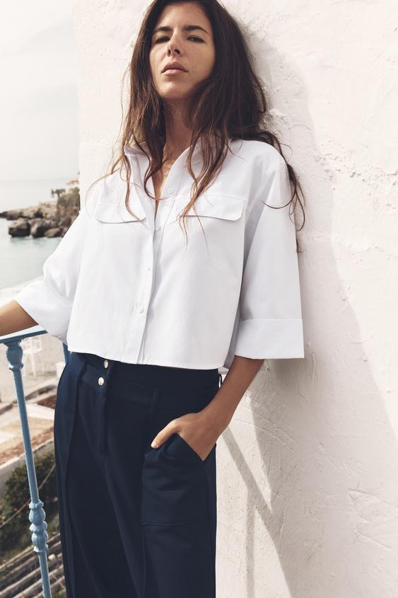 SHORT OXFORD SHIRT | Zara US