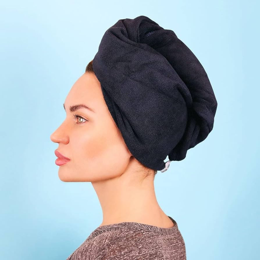 Sleek'e Microfiber Hair Wrap - Ultra Absorbent and Soft, Anti-Frizz Turban Twist Hair Drying Towe... | Amazon (US)