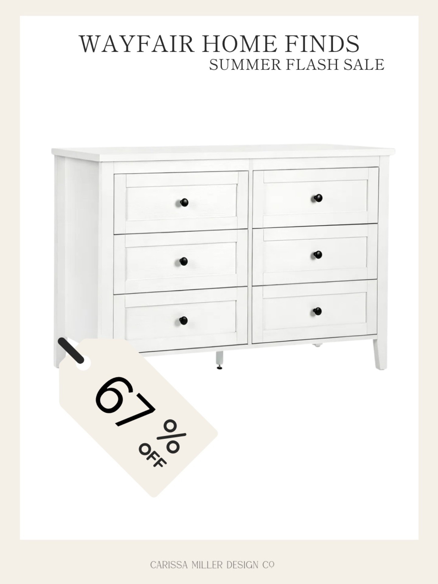 This dresser is so versatile, and could be used in so many spaces!