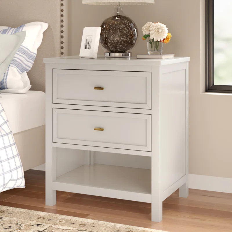 Kowalsky Solid + Manufactured Wood Nightstand | Wayfair North America
