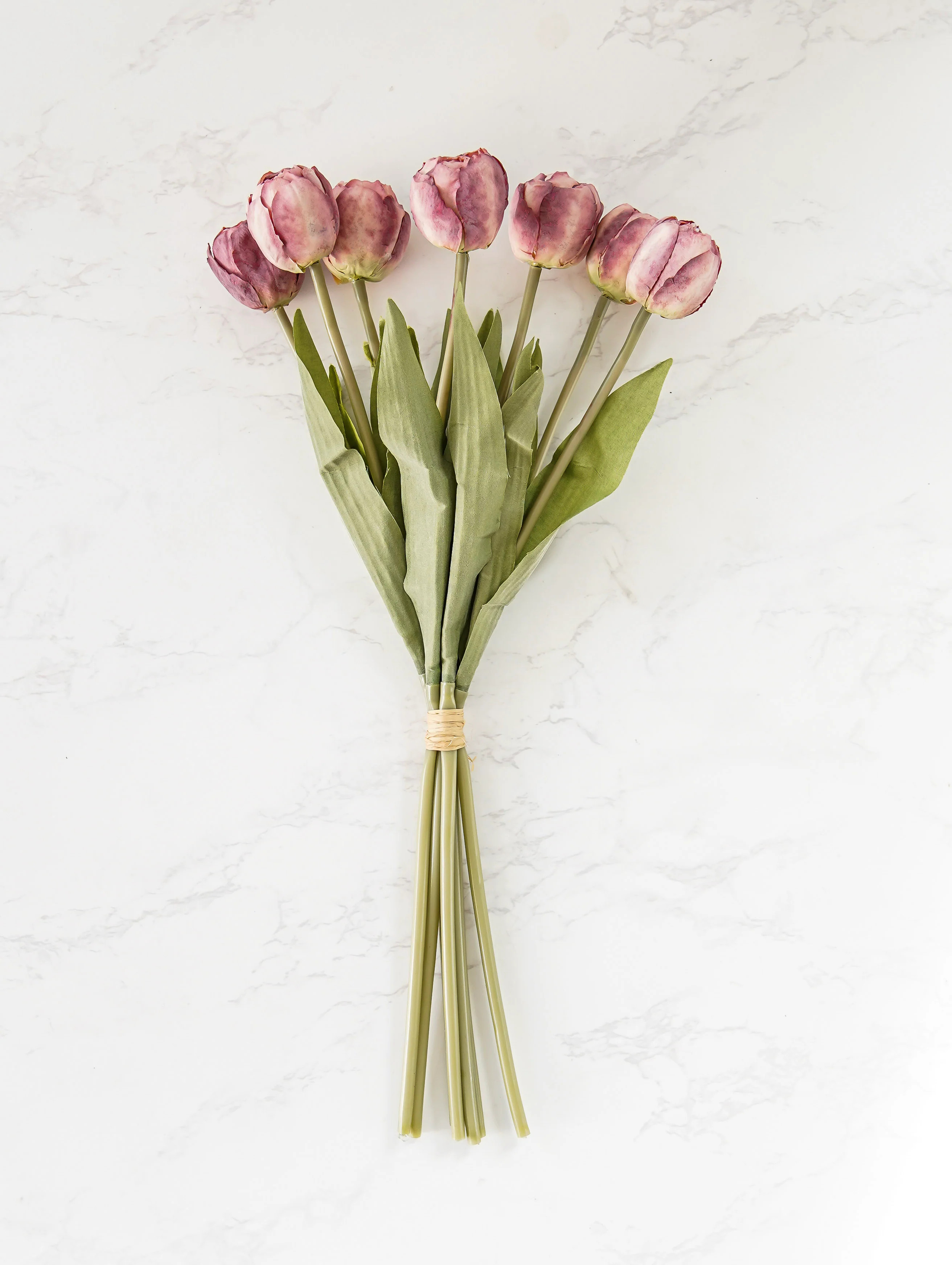 Dried-Look Mauve Tulip Bunch | MJHome