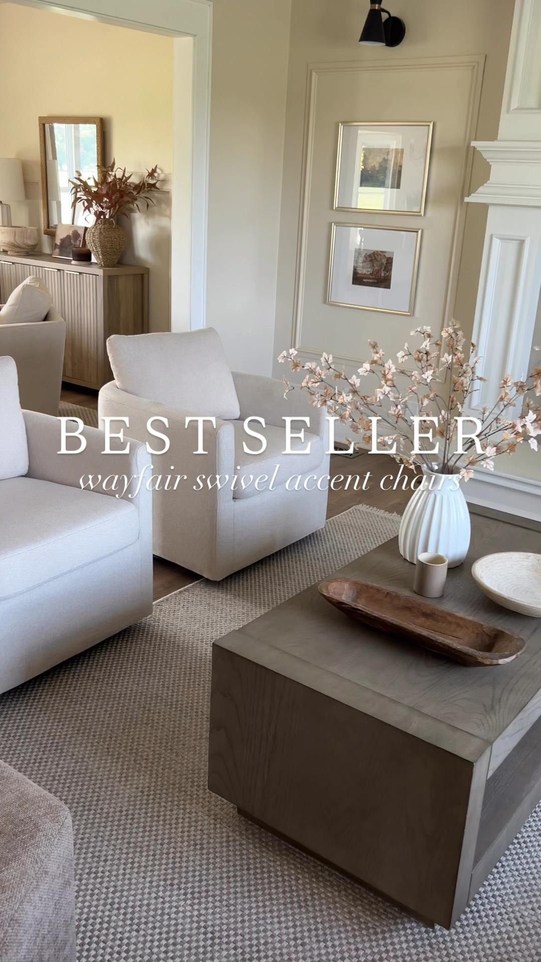 Back in stock!!! These accent chairs have been best sellers for months. So comfortable and look way more expensive than they are!

Accent chair, swivel chair, coffee table, living room table, area rug, fall decor , neutral home, home decor

#LTKSeasonal #LTKHome #LTKSaleAlert