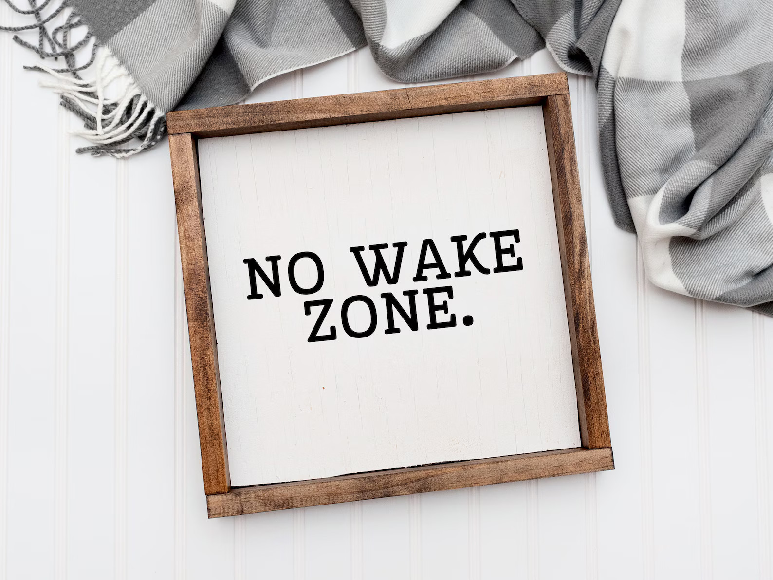 No Wake Zone Framed Wood Sign, Lake House Decor, Beach House Decor, Coastal Decor, Beach House Wa... | Etsy (US)