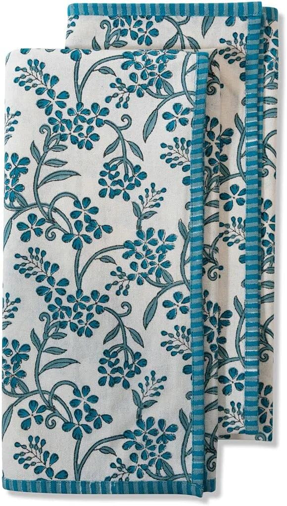 FURBISH Sanibel Tea Towels - Handmade Kitchen Towels for Drying, Cooking & Baking, Colorful Hand ... | Amazon (US)