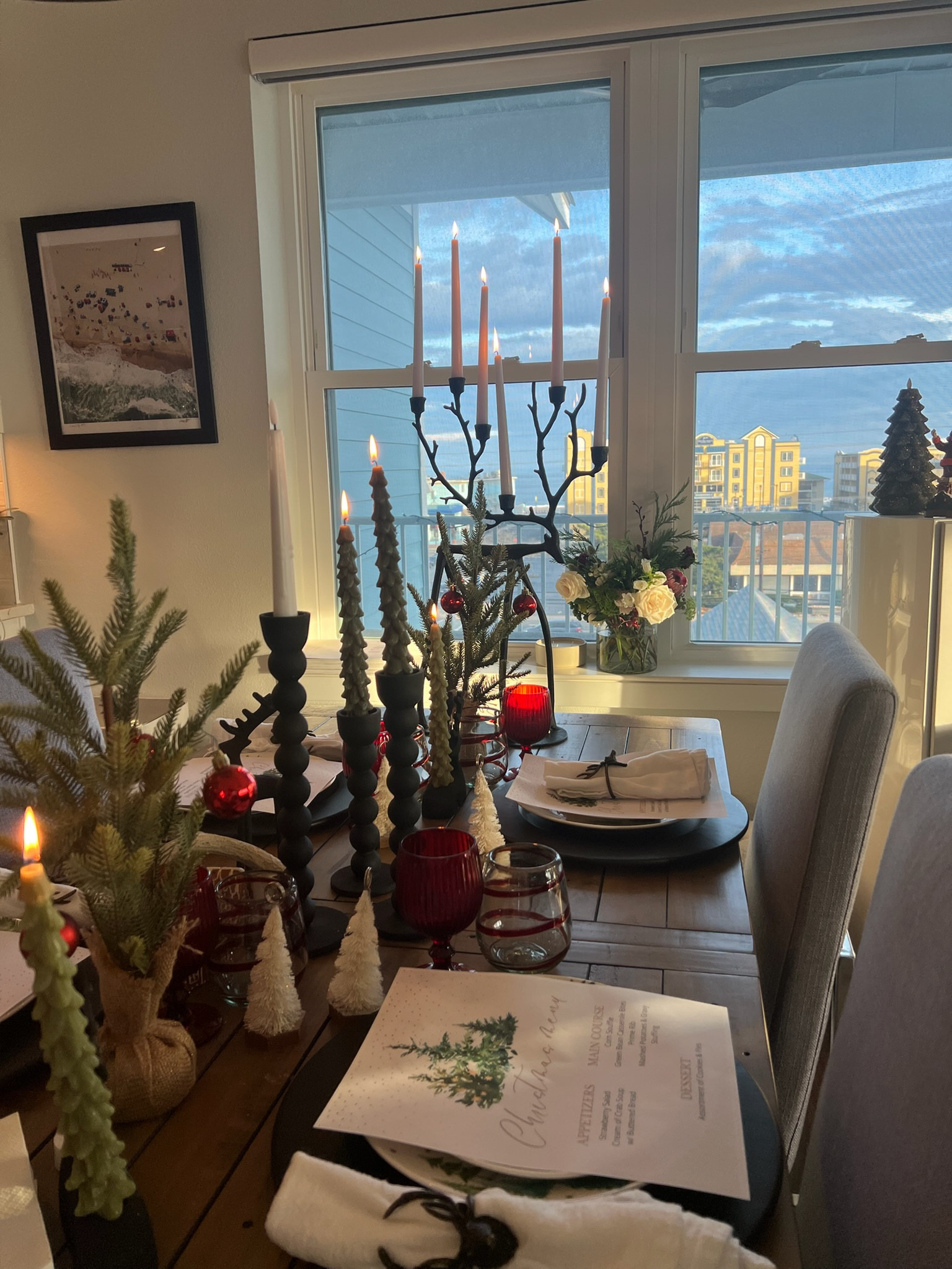 loving this reindeer candle holder for the dinning room table or entryway decor and other festive christmas tablescape ideas for holiday hosting  

 #LTKHoliday #LTKHome #LTKParties