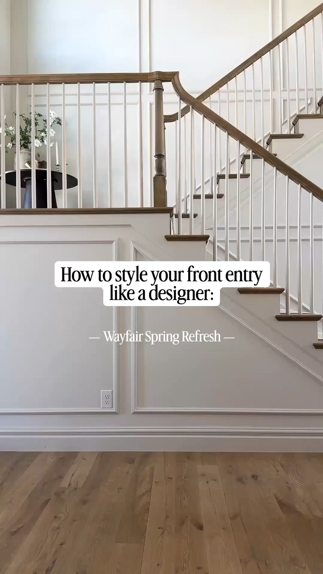 I’m sharing all the links to the @wayfair pieces I used to style my space the way an interior designer would. 🤌🏽 PLUS more favorites!

— The neutral floral rug is WASHABLE and so perfect for heavy traffic areas.

— That wood bench is as perfect as it gets, and the internet fell  in love with it from the first time I shared it.

— A tall mirror brings in additional light and dimension, and that textural floor vase set adds an earthy feel. 

FOLLOW for more design-inspired home finds and have a beautiful day! 🤗

#wayfair #springrefresh