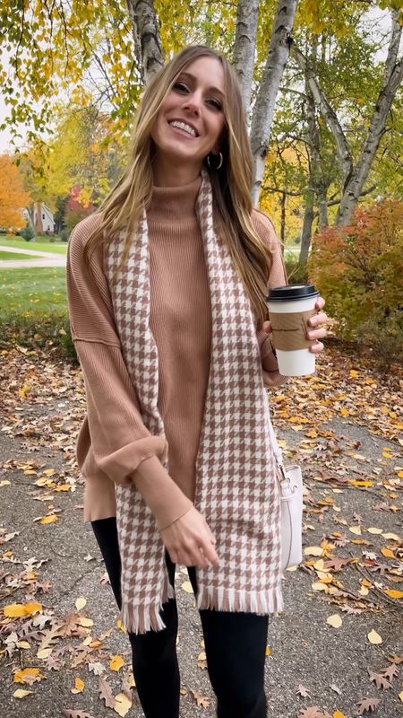 Wisconsin fall vibes 🍂🍁🥰
The fall colors are at their! An oversized sweater, faux leather leggings, a scarf, and a coffee are perfect for the occasion!
I went with an extra small in the leggings, but probably could have gotten away with a small. Boots fit TTS.

Fall outfits | thanksgiving outfits | slouchy sweater | faux leather leggings outfit | Amazon fashion | Amazon finds | Amazon outfits | fall fashion 2023


#LTKVideo #LTKfindsunder50 #LTKSeasonal