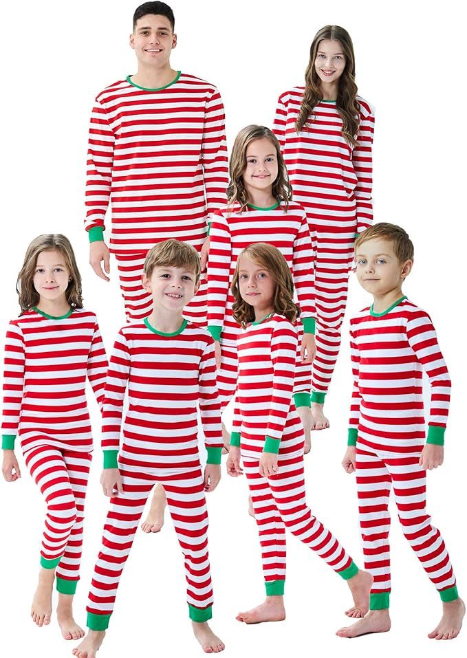 Little Pajamas Holiday Family Matching Pajamas Sets Toddler Pjs Sleepwear | Amazon (US)