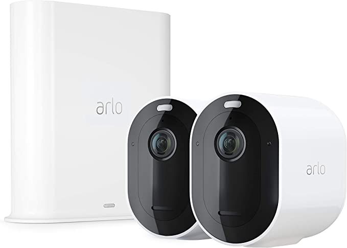 Arlo Pro 3 – Wire-Free Security 2 Camera System | 2K with HDR, Indoor/Outdoor, Color Night Visi... | Amazon (US)