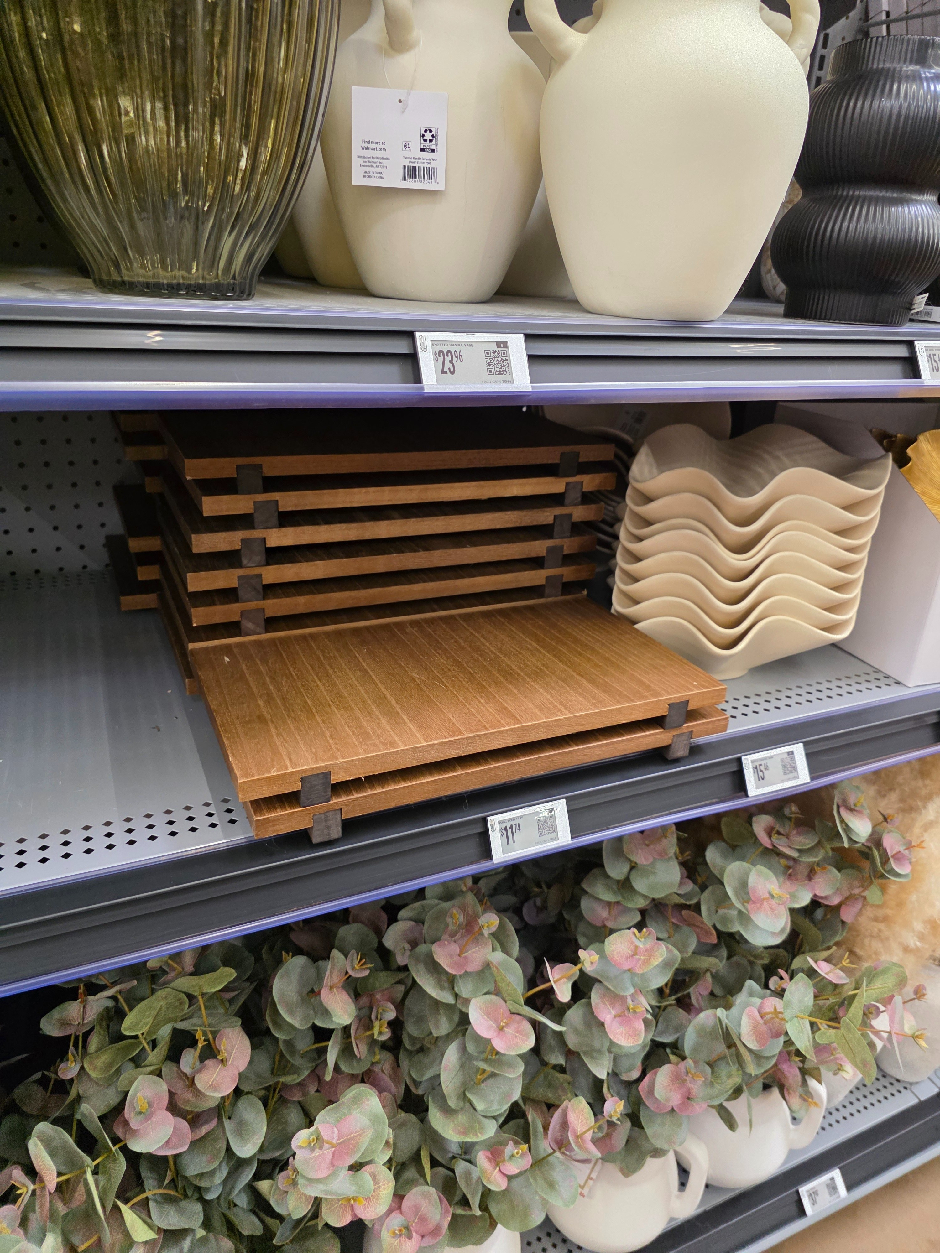 If your surfaces feel flat, try this 🤎 A wood riser tray that adds instant dimension and helps layer decor like candles, vases, and everyday items - an easy way to make your space feel more put together. This one is such a good price! #woodriser #walmartfinds  

 #LTKHome