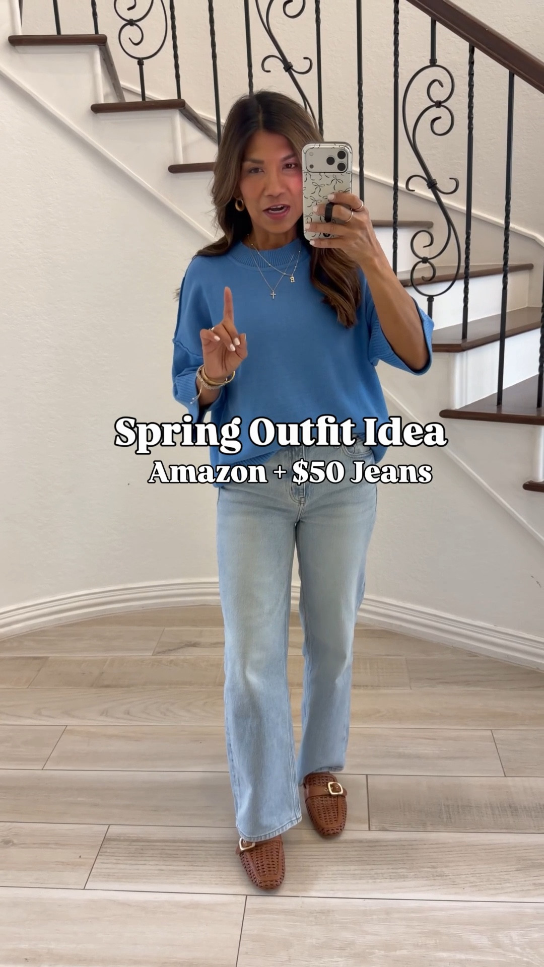 I’m 5’2” 118#ish for reference. 
First Top(blue)in Xs tts.
Jeans fit tts size 26 length is 28, shoes tts, wash is Cool Blue.
Amazon finds, Target style, spring, outfits,fashion over 40, over 50 style, midlife fashion, petite fashion,midlife fashion, affordable fashion, fashion over40 




#LTKmomlife #LTKOver40 #LTKPetite

#LTKPetite #LTKOver40