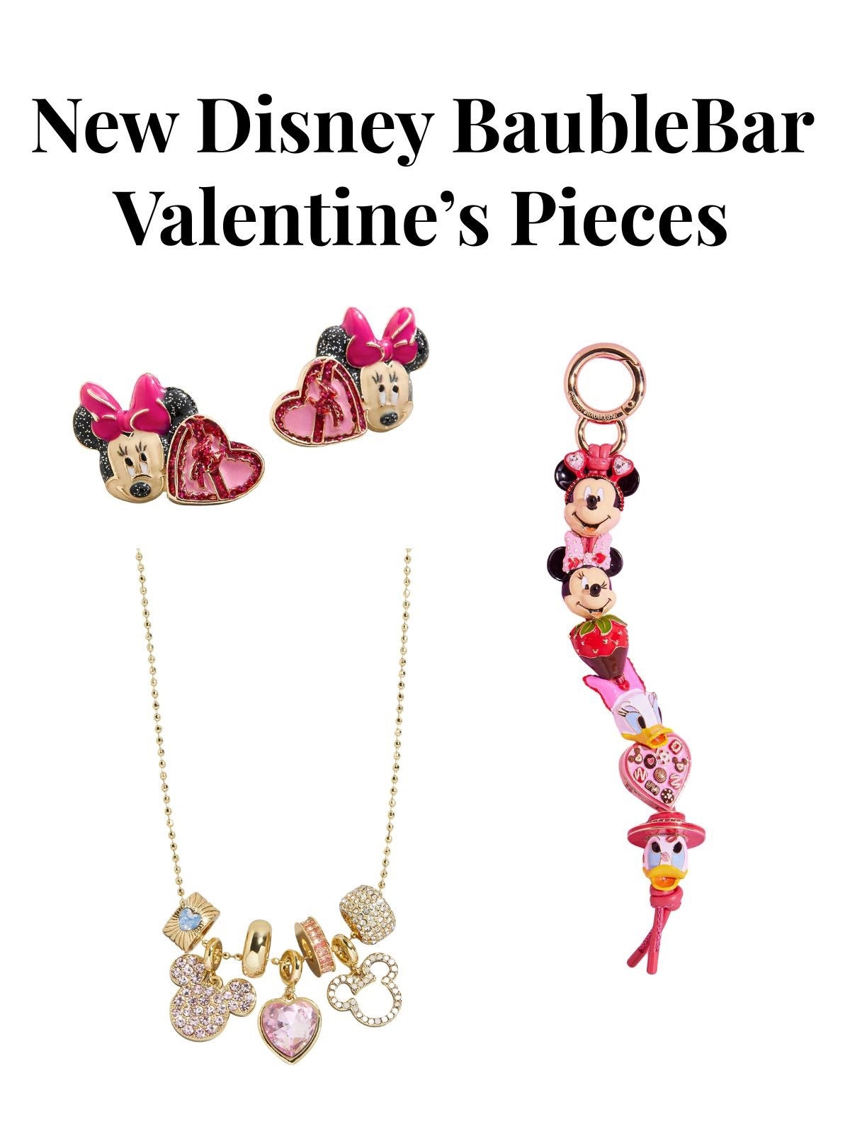 Disney valentines finds at BaubleBar! They have the cutest valentines bag charm, Minnie Mouse earrings, and charm necklace  

#LTKFindsUnder100 #LTKSeasonal #LTKTravel